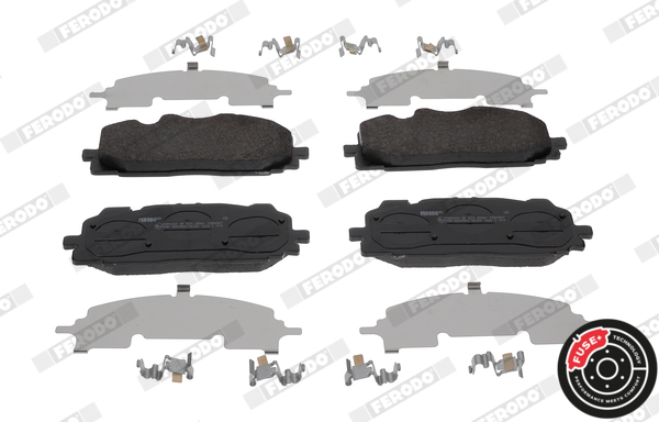 Set placute frana Fata potrivit AUDI A3, A4 ALLROAD B9, A4 B9, A5, A6 ALLROAD C8, A6 C8, A7, A8 D5, E-TRON, Q3, Q5, Q7, Q8, Q8 E-TRON; BENTLEY BENTAYGA; VW TOUAREG 1.4-Electric 01.15- [2]