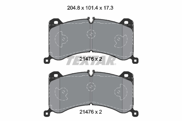 Set placute frana Fata potrivit AUDI E-TRON, Q8 E-TRON Electric 09.18- [2]