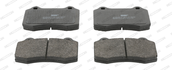 Set placute frana Fata potrivit DS DS 3; CITROEN DS3; FORD FOCUS I; PEUGEOT 208 I; SEAT CORDOBA, IBIZA II; TESLA MODEL X 1.6-Electric 07.00- [2]