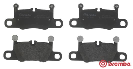 Set placute frana Spate (cu greutati de echilibrare; fara optionale), potrivit AUDI E-TRON GT; PORSCHE 911, 911 TARGA, CAYENNE, TAYCAN, TAYCAN CROSS TURISMO 2.9-Electric 05.11- [3]
