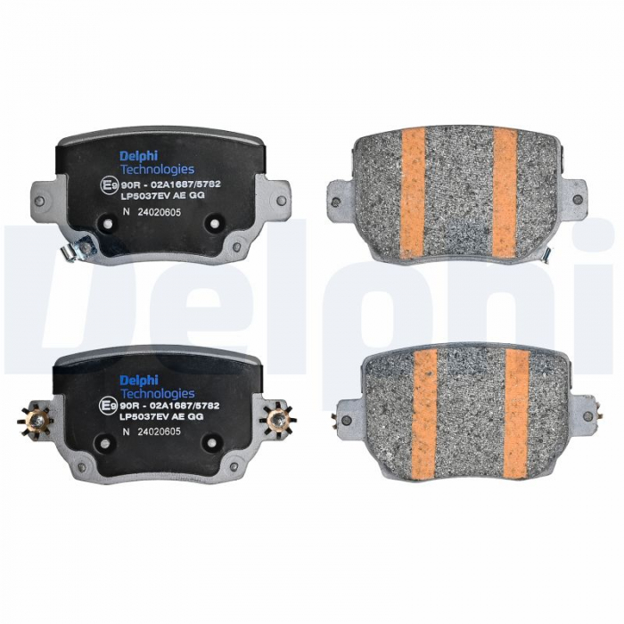Set placute frana Spate (cu un tampon de amortizare pentru vehicule electrice), potrivit TESLA MODEL 3, MODEL Y Electric 01.17- [3]