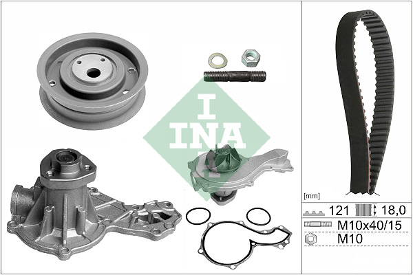 Set pompa apa + curea dintata potrivit AUDI 100 C2, 100 C3, 80 B2, 80 B3, 80 B4, COUPE B2, COUPE B3; SEAT CORDOBA, CORDOBA VARIO, IBIZA II, INCA, TOLEDO I; VW CADDY I, CADDY II 1.3-2.0 08.76-