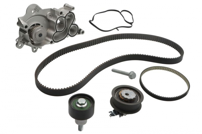 Set pompa apa + curea dintata potrivit AUDI A1, A1 CITY CARVER, A3, A4 B9, A5, Q2, Q3; CUPRA FORMENTOR, LEON, LEON SPORTSTOURER; SEAT ALHAMBRA, ARONA, ATECA, IBIZA IV 1.0-Electric 04.11-