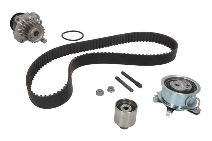 Set pompa apa + curea dintata potrivit AUDI A2, A3; FORD GALAXY I; SEAT ALHAMBRA, ALTEA, ALTEA XL, AROSA, CORDOBA, IBIZA III, IBIZA IV, IBIZA IV SC, LEON, TOLEDO III 1.2D-2.0D 01.99-12.10