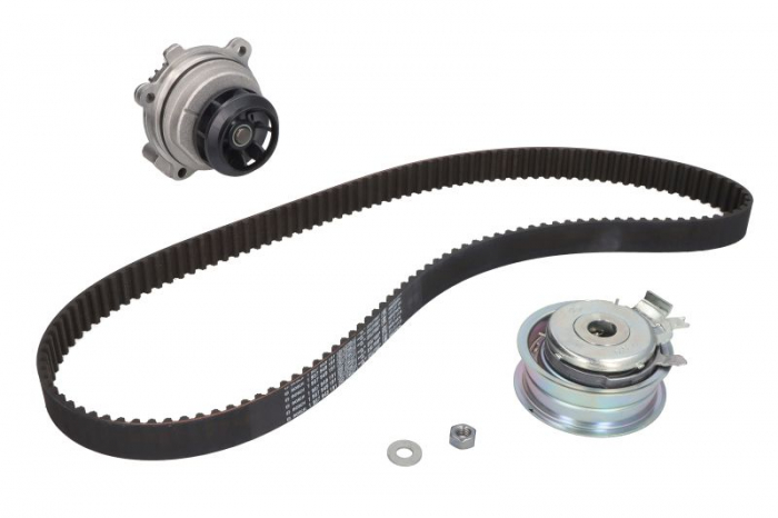 Set pompa apa + curea dintata potrivit AUDI A3, A4 B5, A4 B6, A4 B7; SEAT ALTEA, ALTEA XL, CORDOBA, CORDOBA VARIO, EXEO, EXEO ST, IBIZA II, LEON, TOLEDO II, TOLEDO III 1.6-2.0 11.94-05.15 [2]