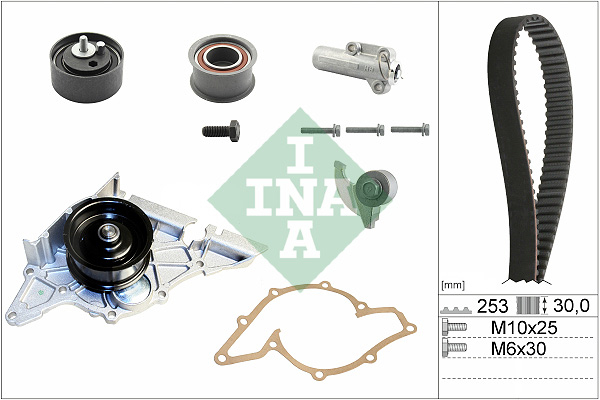 Set pompa apa + curea dintata potrivit AUDI A4 B5, A4 B6, A6 C4, A6 C5, A8 D2; SKODA SUPERB I; VW PASSAT B5, PASSAT B5.5 2.4 2.7 2.8 06.94-03.08