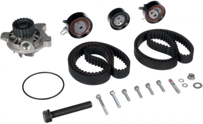 Set pompa apa + curea dintata potrivit AUDI A6 C4; VW CALIFORNIA T4 CAMPER, LT 28-35 II, LT 28-46 II, TRANSPORTER T4 2.4D 2.5D 07.90-07.06