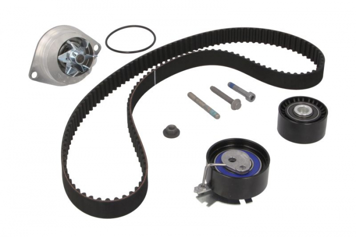Set pompa apa + curea dintata potrivit CITROEN BERLINGO, BERLINGO MULTISPACE, BERLINGO MINIVAN, C2, C3   C3 ORIGIN III, C3 I, C3 PLURIEL, C4, C4 I, C4 II, C-ELYSEE 1.6 1.6ALK 1.6LPG 07.00-