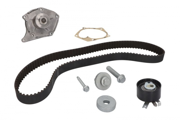 Set pompa apa + curea dintata potrivit DACIA DUSTER, LOGAN, LOGAN EXPRESS, LOGAN MCV, SANDERO; NISSAN ALMERA II, KUBISTAR, MICRA III, NOTE, TIIDA; RENAULT CLIO II 1.5 1.5D 06.01-