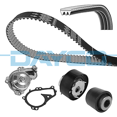 Set pompa apa + curea dintata potrivit DS DS 3, DS 4; CITROEN BERLINGO MULTISPACE, C3   C3 ORIGIN III, C3 AIRCROSS II, C3 II, C3 III, C3 PICASSO, C4 CACTUS, C4 GRAND PICASSO II 1.2 01.13-