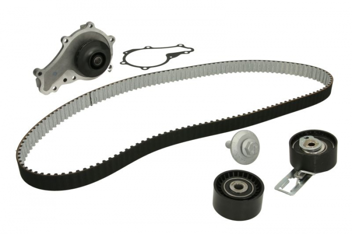 Set pompa apa + curea dintata potrivit VOLVO C30, S40 II, S60 II, S80 II, V40, V50, V60 I, V70 III; CITROEN BERLINGO, BERLINGO MULTISPACE, BERLINGO MINIVAN, C3 II 1.4D 1.5D 1.6D 06.04-