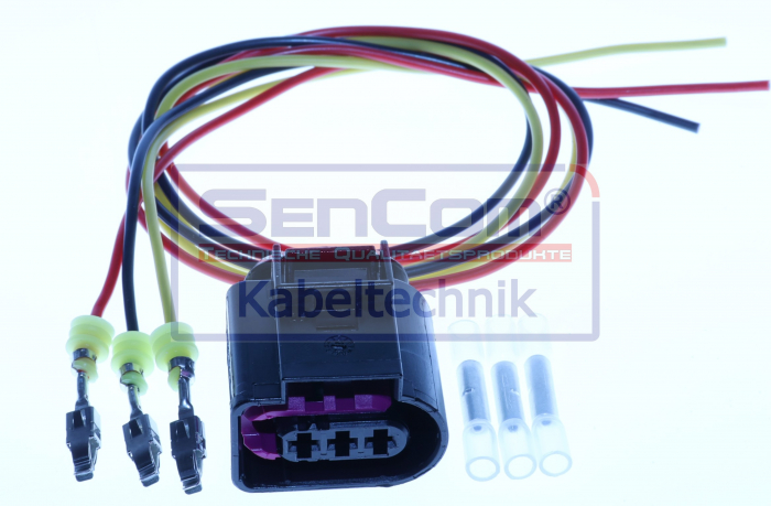 Set reparatie cabluri potrivit MAN TGE; AUDI A1, A1 CITY CARVER, A2, A3, A4 ALLROAD B8, A4 ALLROAD B9, A4 B6, A4 B7, A4 B8, A4 B9, A5, A6 ALLROAD C6, A6 C5, A6 C6 1.0-Electric dupa 2001 - (numar pini: [2]