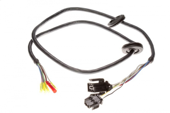 Set reparatie cabluri pentru capacul portbagajului potrivit AUDI 80 B3 1.4-2.3 dupa 1986 - (1100mm, numar pini: 7, cu capac; vehicule cu inchidere centralizata) [2]