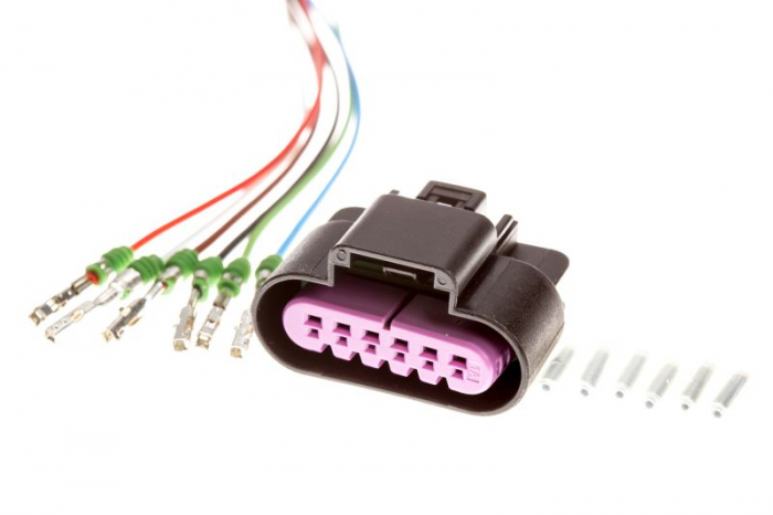Set reparatie cabluri pentru senzorul de pozitie a pedalei de gaz potrivit SEAT ALHAMBRA, MII, TOLEDO IV; SKODA CITIGO, FABIA I, FABIA I PRAKTIK, FABIA II 1.0-Electric dupa 1999 - (420mm, Dreapta/Stan [3]