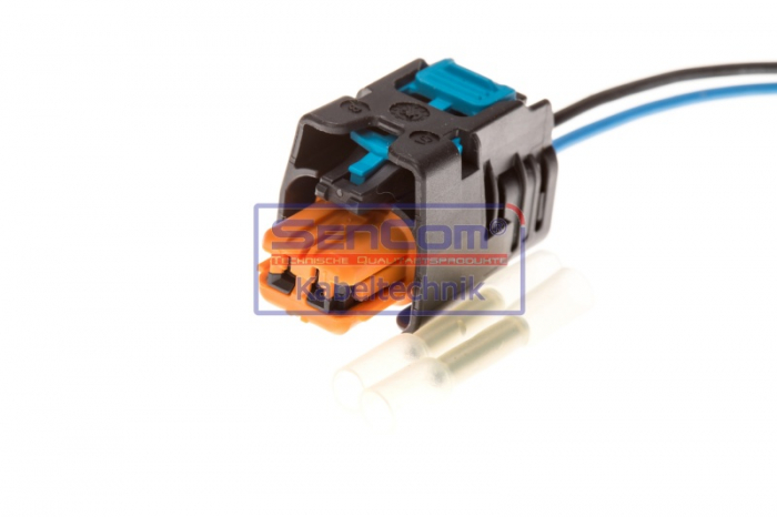 Set reparatie cabluri pentru senzorul de pozitie arbore cotit potrivit RENAULT CLIO I, CLIO II, CLIO III, KANGOO, KANGOO BE BOP 1.2/1.5D/1.6 dupa 1996 - (250mm, numar pini: 2, fara acoperire) [2]