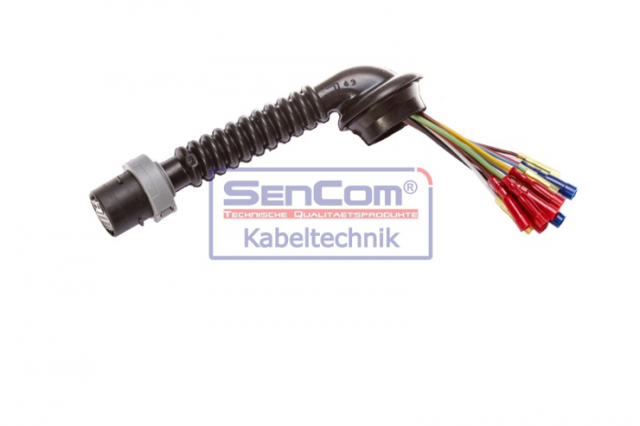 Set reparatie cabluri pentru usa din spate potrivit OPEL ZAFIRA A 1.6-2.2D 1999-2005 - (200mm, numar pini: 11, cu capac; pentru vehicule cu geam electric, dreapta/stanga) [2]