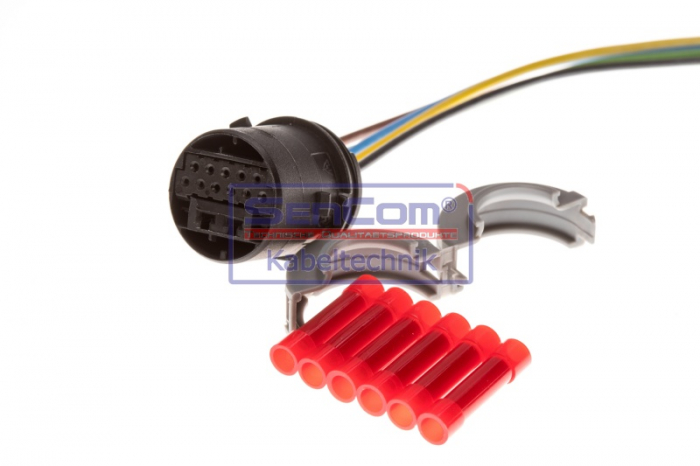 Set reparatie cabluri pentru usa din spate potrivit OPEL MERIVA A 1.3D-1.8 2003-2010 - (200mm, numar pini: 5, cu dop; fara acoperire; pentru vehicule fara ventilatoare electrice, dreapta/stanga) [2]