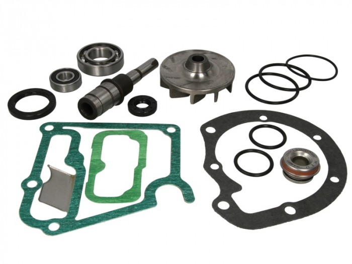 Set reparatie pompa apa potrivit MERCEDES LK LN2, MK, NG, O 301, O 402, UNIMOG OM356.901-OM382.950 08.73-
