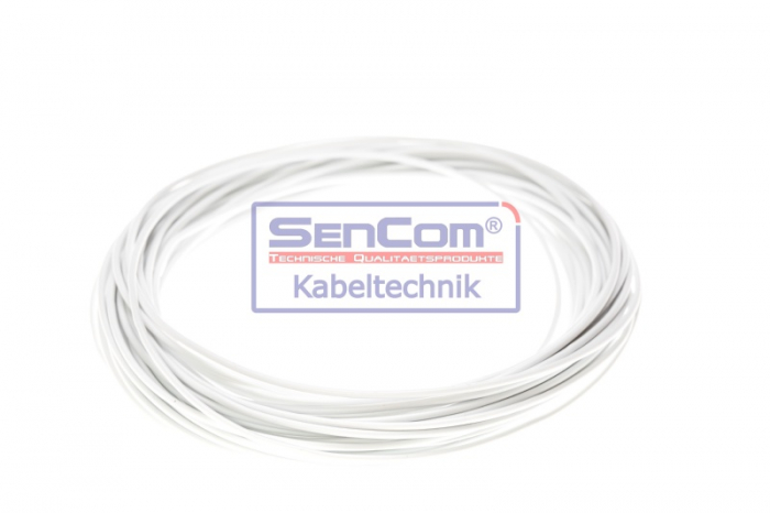 Set reparatie un singur fir (culoare: Alb, Silicon, sectiune transversala: 0,5mm, lungime: 10m) [2]
