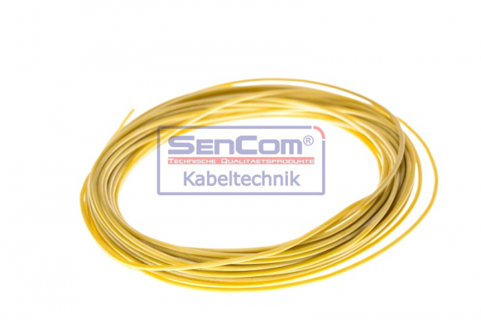 Set reparatie un singur fir (culoare: Galben, Silicon, sectiune transversala: 0,5mm, lungime: 10m) [2]