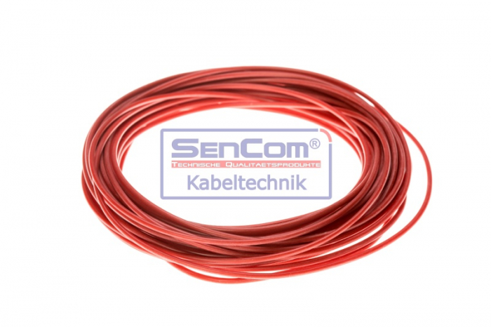 Set reparatie un singur fir (culoare: Rosu, Silicon, sectiune transversala: 0,75mm, lungime: 10m) [2]