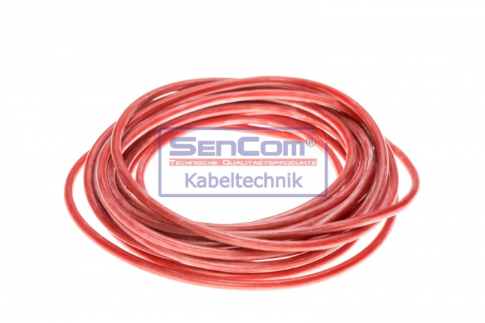 Set reparatie un singur fir (culoare: Rosu, Silicon, sectiune transversala: 4mm, lungime: 5m) [2]