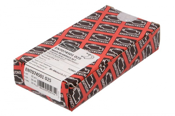 Set rulemt arbore cotit (+0,25) potrivit FORD ECONOVAN; KIA BESTA, RETONA, SPORTAGE; MAZDA 3, 323 F VI, 323 P V, 323 S V, 323 S VI, 5, 6, 626 II, 626 III, 626 IV 2.0D 2.2D 01.83-12.10