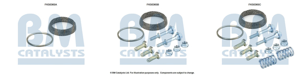 Set sistem esapament (kit de montare) potrivit HONDA CR-V III 2.0 10.06-06.12 [2]