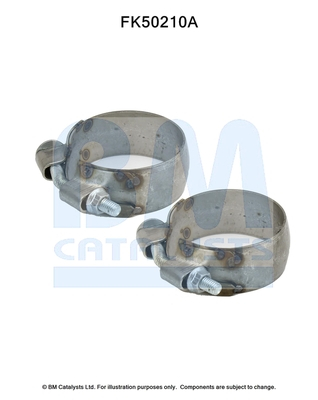 Set sistem esapament (kit de montare) potrivit MERCEDES C (CL203), C T-MODEL (S203), C (W203), CLC (CL203), CLK (C209) 2.1D 2.2D 03.03-06.11