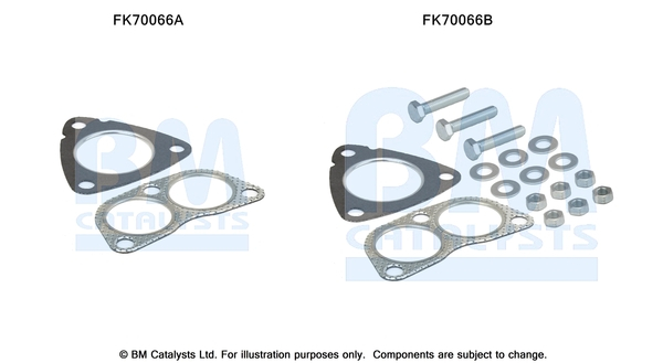 Set sistem esapament (kit de montare) potrivit SUZUKI VITARA 1.6 07.88-03.99 [2]