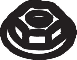 Set sistem esapament (piulita, M6, 10buc.) potrivit CITROEN C4 II, C5 III, DS4; PEUGEOT 207, 3008, 308, 308 I, 407, PARTNER TEPEE, RCZ 1.6-2.0DH 03.04- [4]