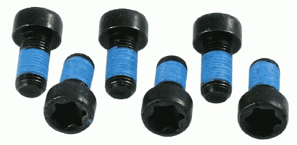 Set suruburi ambreiaj, cantitate per impachetare 6buc (M12x1,25x24mm) potrivit ALFA ROMEO 147, 156, 159, 166, 4C, 4C SPIDER, BRERA, GIULIETTA, GIULIETTA HATCHBACK, MITO, SPIDER 1.3D-3.2 12.98-