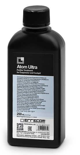 Soltie dezinfectanta sistem clima ATOM ULTRA, 250 ml, 1 buc, aplicație: igienizare, pentru dispozitive cu ultrasunete [1]