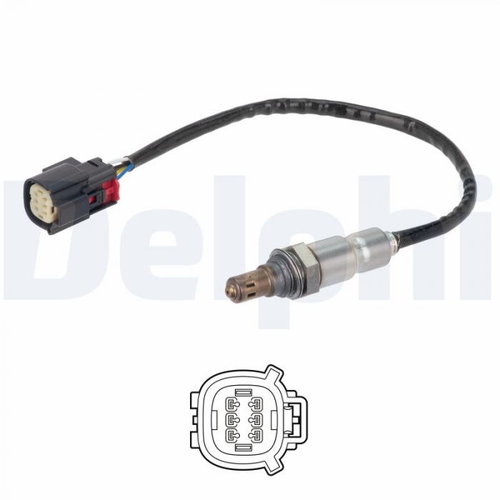 Sonda lambda (310 351mm) potrivit FORD C-MAX II, FOCUS III, FOCUS III KOMBI, KUGA II, TOURNEO CONNECT V408 NADWOZIE WIELKO, TOURNEO CUSTOM V362, TRANSIT CONNECT 1.5D-2.2D 09.14-