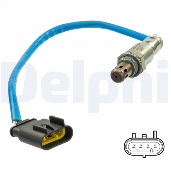 Sonda lambda (340mm) potrivit ABARTH PUNTO, PUNTO EVO; ALFA ROMEO GIULIETTA, GIULIETTA HATCHBACK, MITO; FIAT 500, 500 C, 500L, BRAVO II, GRANDE PUNTO, LINEA, PANDA, PUNTO 0.9-1.4LPG 09.03-