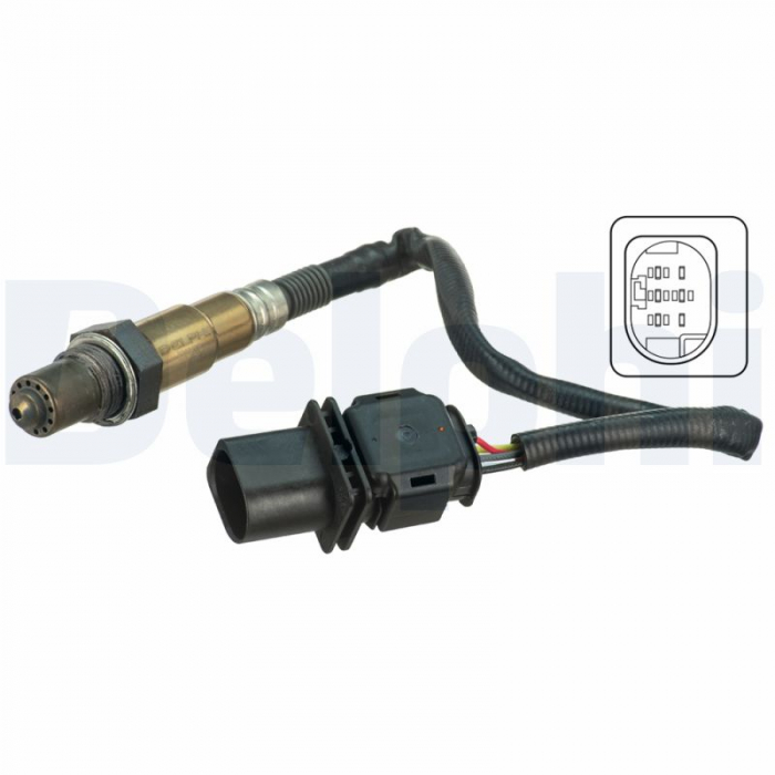 Sonda lambda (370mm) potrivit IVECO DAILY VI; MERCEDES B SPORTS TOURER (W245); VOLVO V60 I; CITROEN JUMPER II; FIAT DOBLO, DOBLO CARGO, DUCATO; HYUNDAI I30, I40 I CW 1.6D-3.0D 04.04-