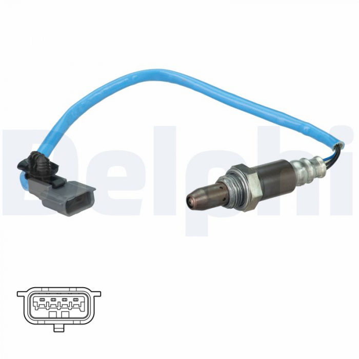 Sonda lambda (414mm) potrivit BMW X3 (F25); DACIA DOKKER, DOKKER EXPRESS MINIVAN, DUSTER, LODGY, LOGAN II, LOGAN MCV II, SANDERO II; RENAULT CAPTUR I, CLIO IV 1.0-2.0D 03.12-