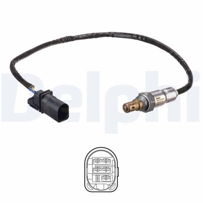 Sonda lambda potrivit AUDI A1, A1 ALLSTREET, A1 CITY CARVER, A3; SEAT ARONA, IBIZA V, LEON, LEON ST; SKODA KAMIQ, KAROQ, OCTAVIA III, OCTAVIA IV, SCALA 1.0-1.5CNG dupa 2015 - (455mm) [2]