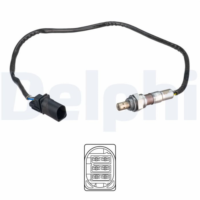 Sonda lambda (520mm) potrivit ABARTH PUNTO, PUNTO EVO; ALFA ROMEO GIULIETTA, GIULIETTA HATCHBACK, MITO; FIAT 500, 500 C, 500L, 500X, BRAVO II, PANDA, PUNTO, PUNTO EVO 0.9-1.4LPG 08.08-