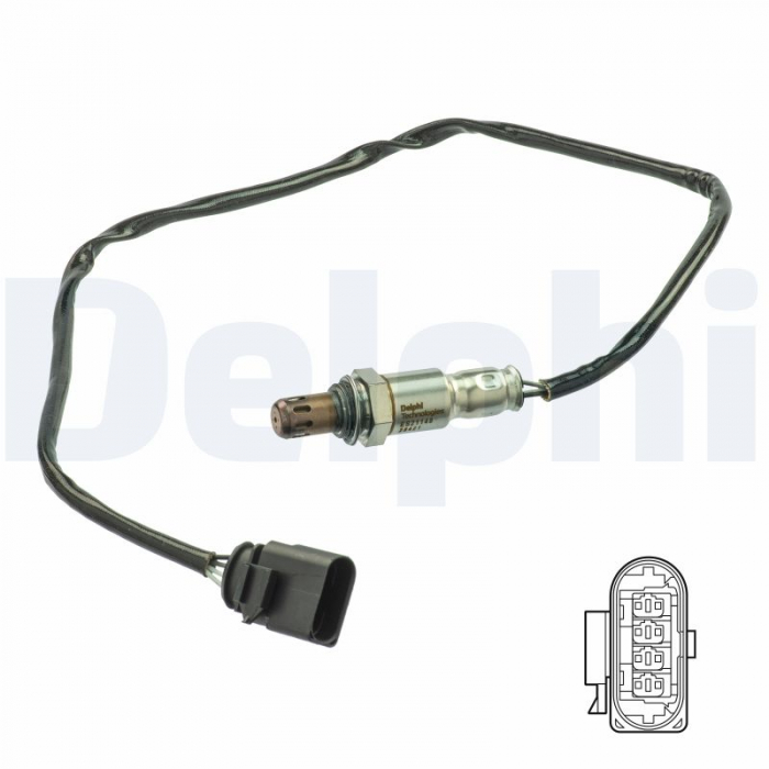 Sonda lambda (720mm) potrivit AUDI A3, Q2; SEAT ATECA, LEON, LEON SC, LEON ST; SKODA KAROQ, OCTAVIA III, SUPERB III; VW GOLF SPORTSVAN VII, GOLF VII, PASSAT ALLTRACK B8 1.0 1.4 11.14-