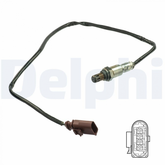 Sonda lambda (740mm) potrivit KIA SORENTO I; NISSAN X-TRAIL I; SEAT TOLEDO IV; SKODA FABIA II, RAPID, ROOMSTER; SUZUKI BALENO; VW JETTA IV, POLO V 1.2-2.4 06.01-