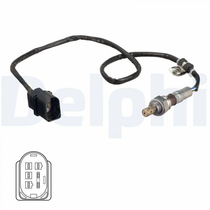 Sonda lambda (750mm) potrivit AUDI A3; SEAT ALTEA, ALTEA XL, LEON, TOLEDO III; SKODA OCTAVIA II; VW GOLF PLUS V, GOLF V, GOLF VI, JETTA III 1.6 1.6ALK 1.6LPG 05.03-