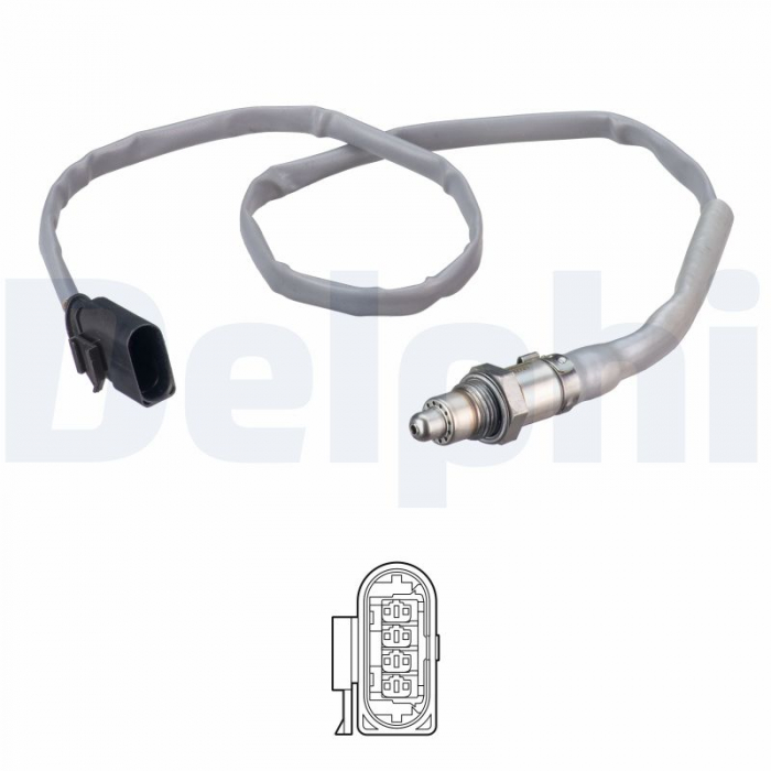 Sonda lambda potrivit AUDI A1, A3, Q2, TT; CUPRA FORMENTOR; SEAT ATECA, LEON, LEON SC, LEON ST, LEON/HATCHBACK; SKODA KAROQ, OCTAVIA III, OCTAVIA IV, SUPERB III 1.8/2.0 dupa 2012 - (780mm) [3]