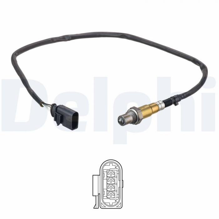 Sonda lambda (801mm) potrivit AUDI A3, TT; SEAT LEON, LEON SC, LEON ST; SKODA OCTAVIA III; VW GOLF ALLTRACK VII, GOLF VII, PASSAT B8 1.8 2.0 04.12-