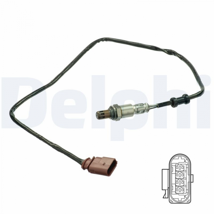 Sonda lambda (865mm) potrivit KIA SORENTO I; NISSAN X-TRAIL I; SEAT MII; SKODA CITIGO; SUZUKI BALENO; VW LOAD UP, UP! 1.0-2.4 06.01-