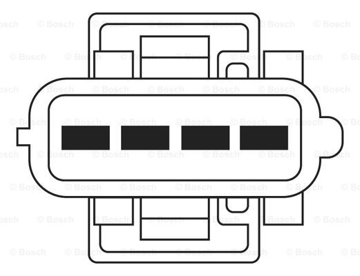 Sonda lambda (numar de fire 4, 1260mm) CITROEN BERLINGO, C3 III, C4, C4 I, C-ELYSEE, EVASION, XSARA; FIAT ULYSSE; LANCIA ZETA; PEUGEOT 206, 301, 306, 307, 308 II, 406, 407, 607 1.4-2.2  [6]