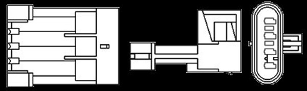 Sonda lambda (numar de fire 4, 350mm) OPEL ASTRA G, VECTRA B, ZAFIRA A 1.4/1.6 intre 1995-2005 [2]