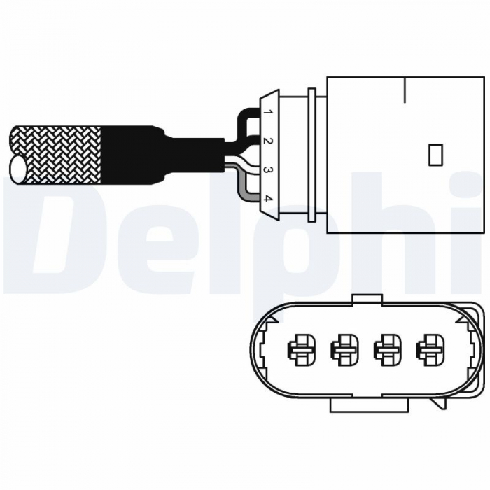 Sonda lambda potrivit AUDI A3; SKODA OCTAVIA I; VW BORA, GOLF IV, LUPO, POLO 1.4/1.6 1996-2007 - (numar de fire 4, 470mm) [2]