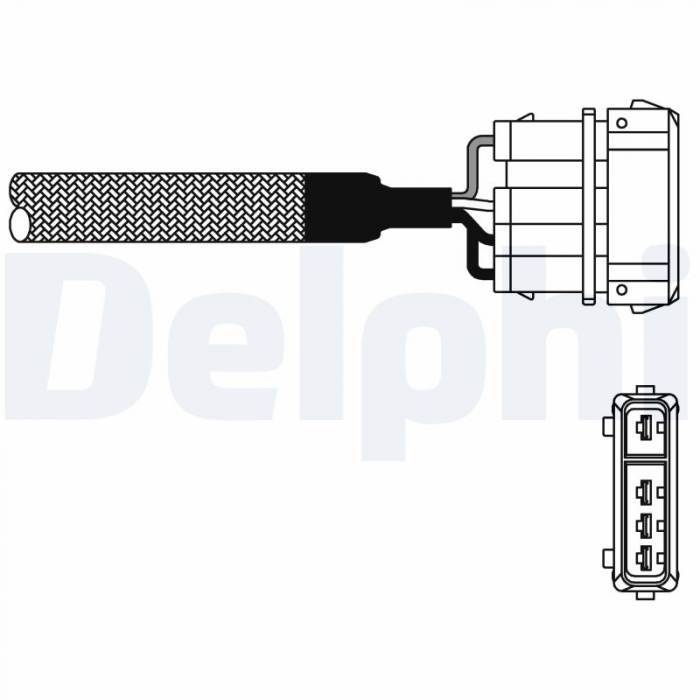 Sonda lambda potrivit SKODA FELICIA CUBE, FELICIA I, FELICIA II; VW CADDY II 1.3/1.6 1994-2002 - (numar de fire 4, 540mm) [2]