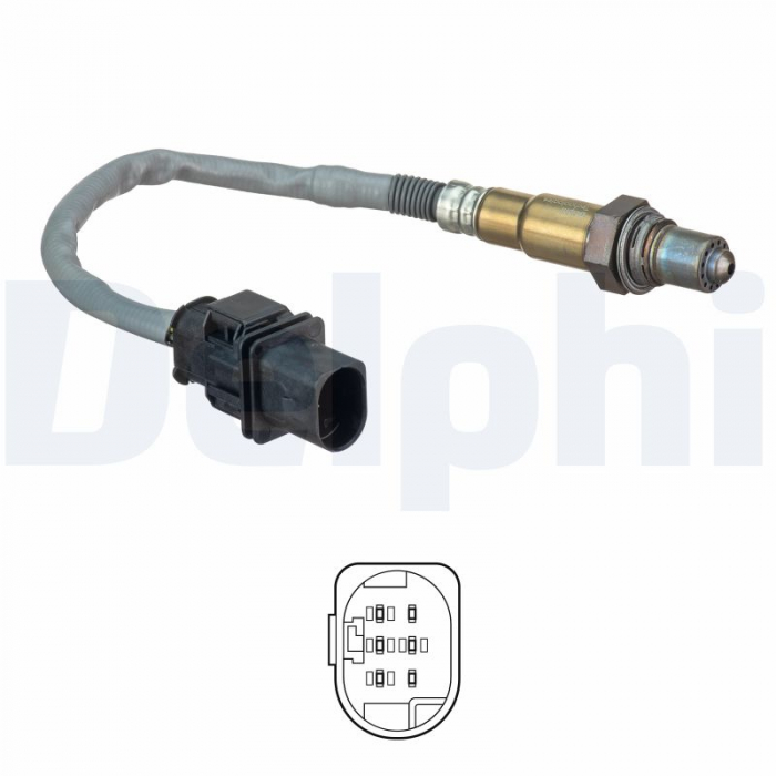 Sonda lambda (numar de fire 5, 312mm) BMW Seria 1 (E87), 3 (E90), 3 (E91), 3 (E92), 3 (E93), 5 (E60), 5 (E61), 6 (E63), 6 (E64), 7 (E65, E66, E67) 2.5-4.4 intre 2004-2013 [2]